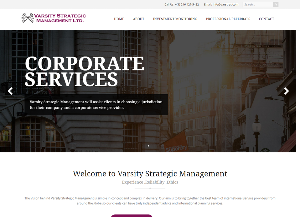 Boyce Suite Company Ltd.: Varsity Strategic Management Ltd. project - slide 2
